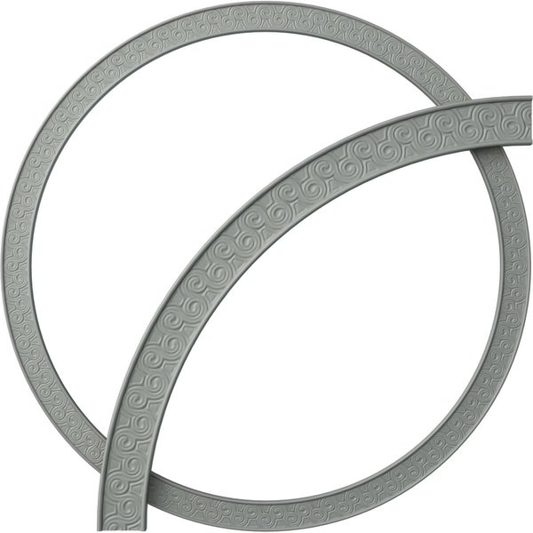 Ekena Millwork 44 1/2-in. OD x 39 1/4-in. ID x 2 3/4-in. W x 5/8-in. P Bedford Ceiling Ring Kit CRK44BE